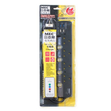 POWER BAR RT-4USB/6' BLACK__422-411